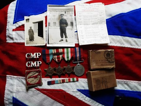 Ww2 1st Army Group .112 Provost Coy & 169 Hq Prov Coy Cmp . Robert G Mcturk .Edinburgh.