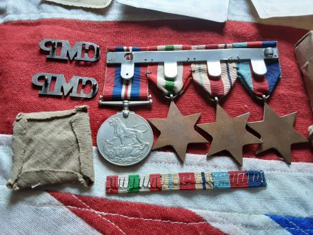 Ww2 1st Army Group .112 Provost Coy & 169 Hq Prov Coy Cmp . Robert G Mcturk .Edinburgh. - Image 2