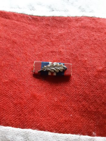 Ww2 Mid Mentioned in Despatches Oakleaf On Ribbon Bar .