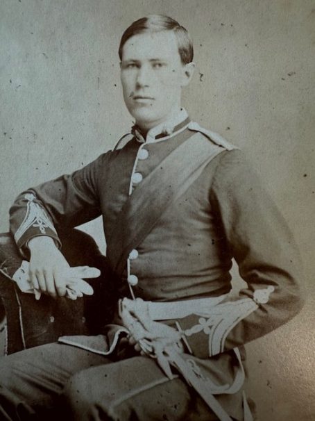 Attributed Victorian Period Miniatures & Belt Buckle . Lieut Col A D C Pond .5th Bengal Infantry. - Image 6