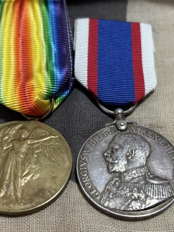 WWI Victory with Royal Fleet Reserve LSGC. Springer. Merton, Surrey. Served Gallipoli.