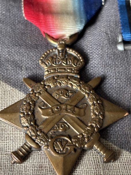 Mons Star with BWM. Bull. 1st Bn Somerset Light Infantry. Dorchester/Pontypool. - Image 2