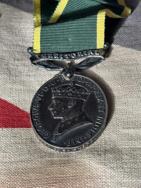 KGVI Territorial Efficiency Medal. Whittaker. Royal  Military Police.