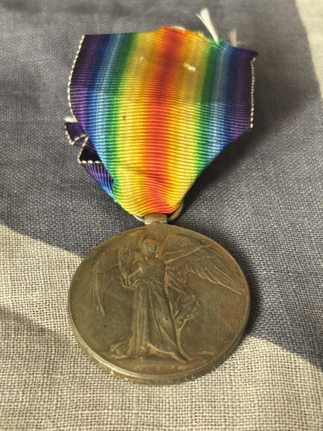 WWI Victory Medal. Marshall. Dorset Regiment/Lancashire Fusiliers.