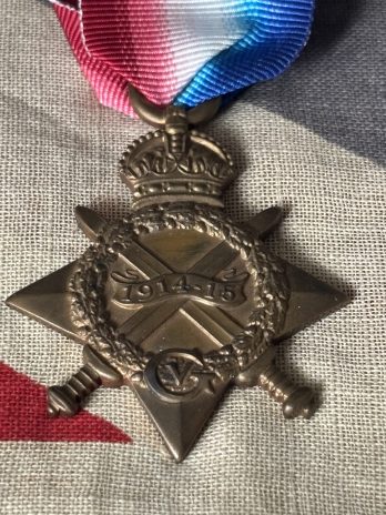 Casualty 1915 Star. Ward. Handsworth, Birmingham. Royal Horse Artillery.