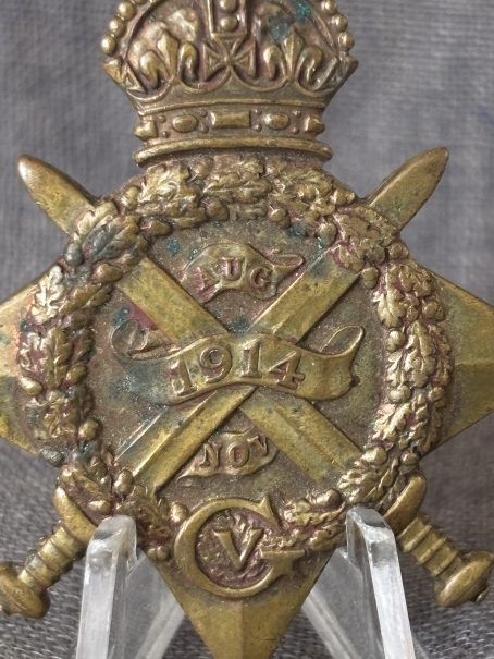 Mons Star. 3rd Rifle Brigade. Dawson. Leeds. - Image 3
