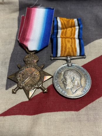 1915 Star with Victory Medal. Sturman, Norfolk Regiment/Dublin Fusiliers. Canvey Island, Essex.