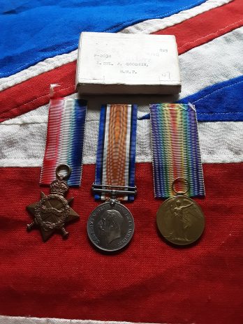 Boxed 1915 Trio. James Goodwin. MMP Mounted Police & Dragoon Guards. Mansfield