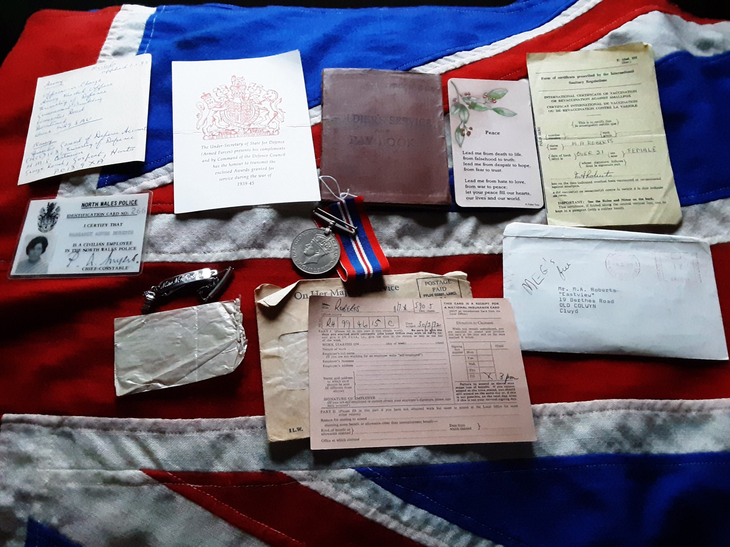 Ww2 Ats Group .Margaret A Roberts .Weaverham .Cheshire .