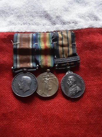 WWI & Somaliland 1920 period miniature group.