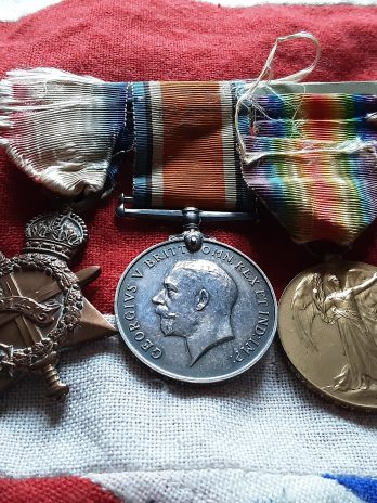 WWI Trio. T Sjt William H Haigh. RE. 4C Cameroon theatre.