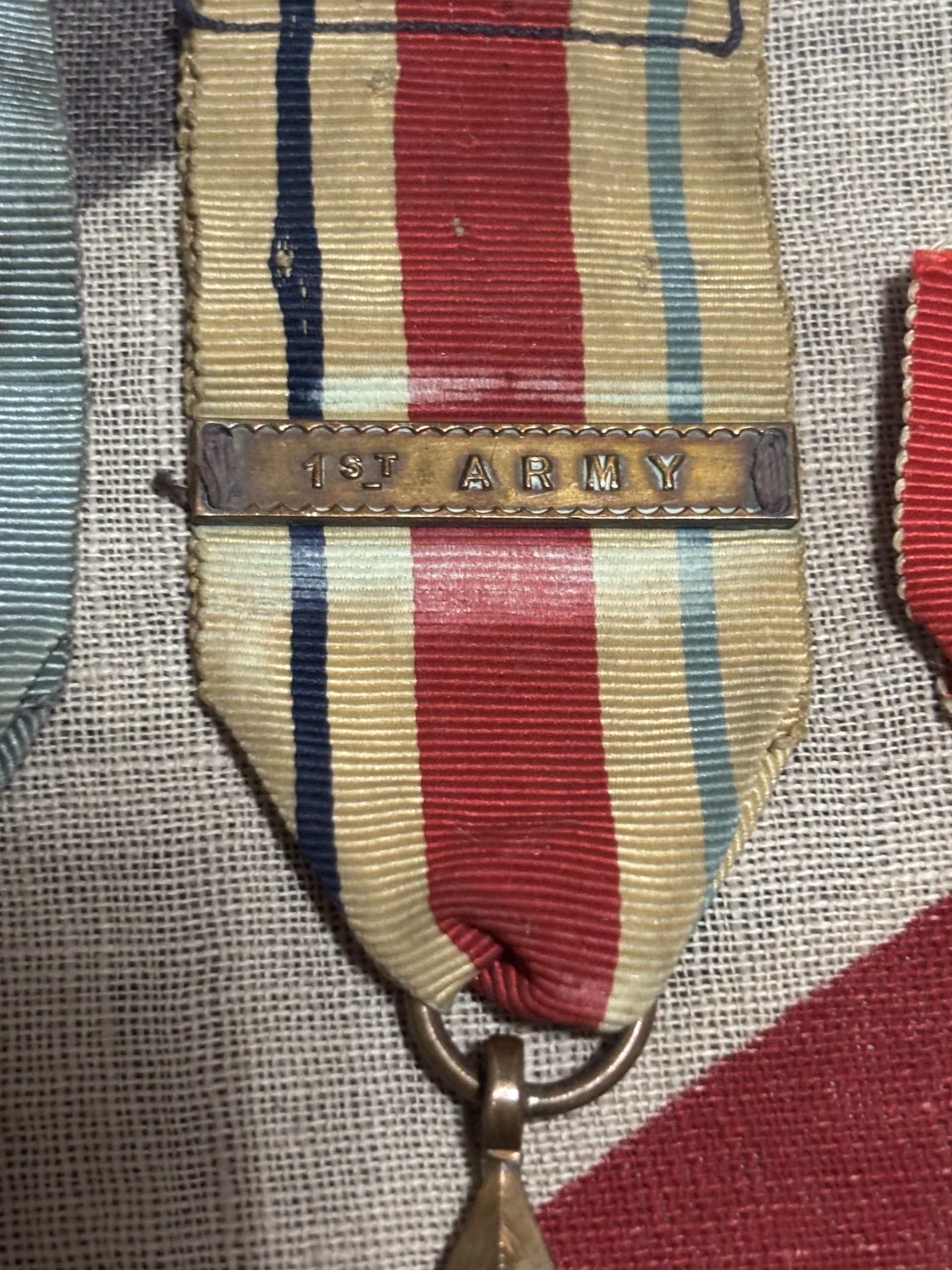 WWII Group of 5 with TEM Efficiency with clasp. Bayes. Military Police, RASC & RA. Chelmsford, Essex. - Image 2