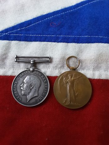 WWI Pair. William Hay. 605th AVC Army Veterinary Corps. Malaria