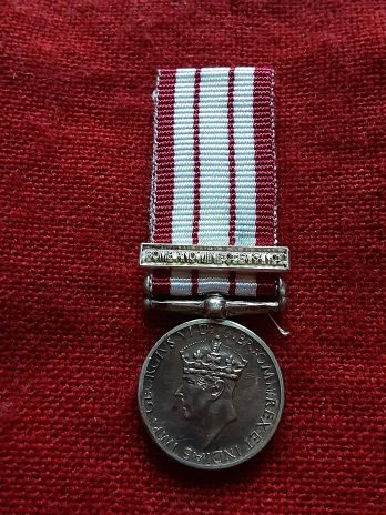 Period miniature Naval General Service Medal. Bomb and Mine Clearance