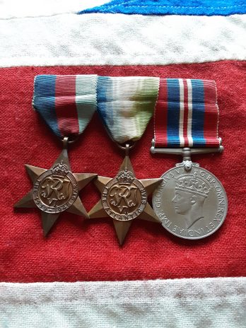 WWII Atlantic Star group of 3