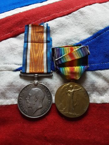 WWI Pair. Charles Henry Chitty. Batman RFC & RAF. Born Walworth. No1 Aircraft Depot