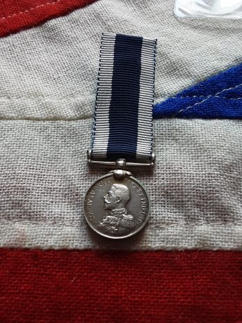 Period miniature KGV WWI. Royal Navy LSGC Medal .