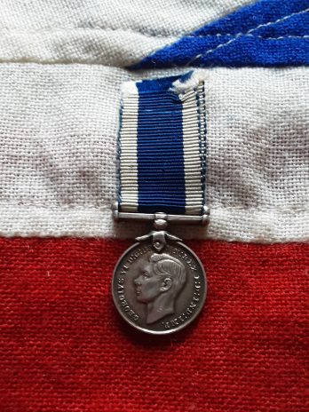 Period miniature WWII era  Royal Navy LSGC Medal