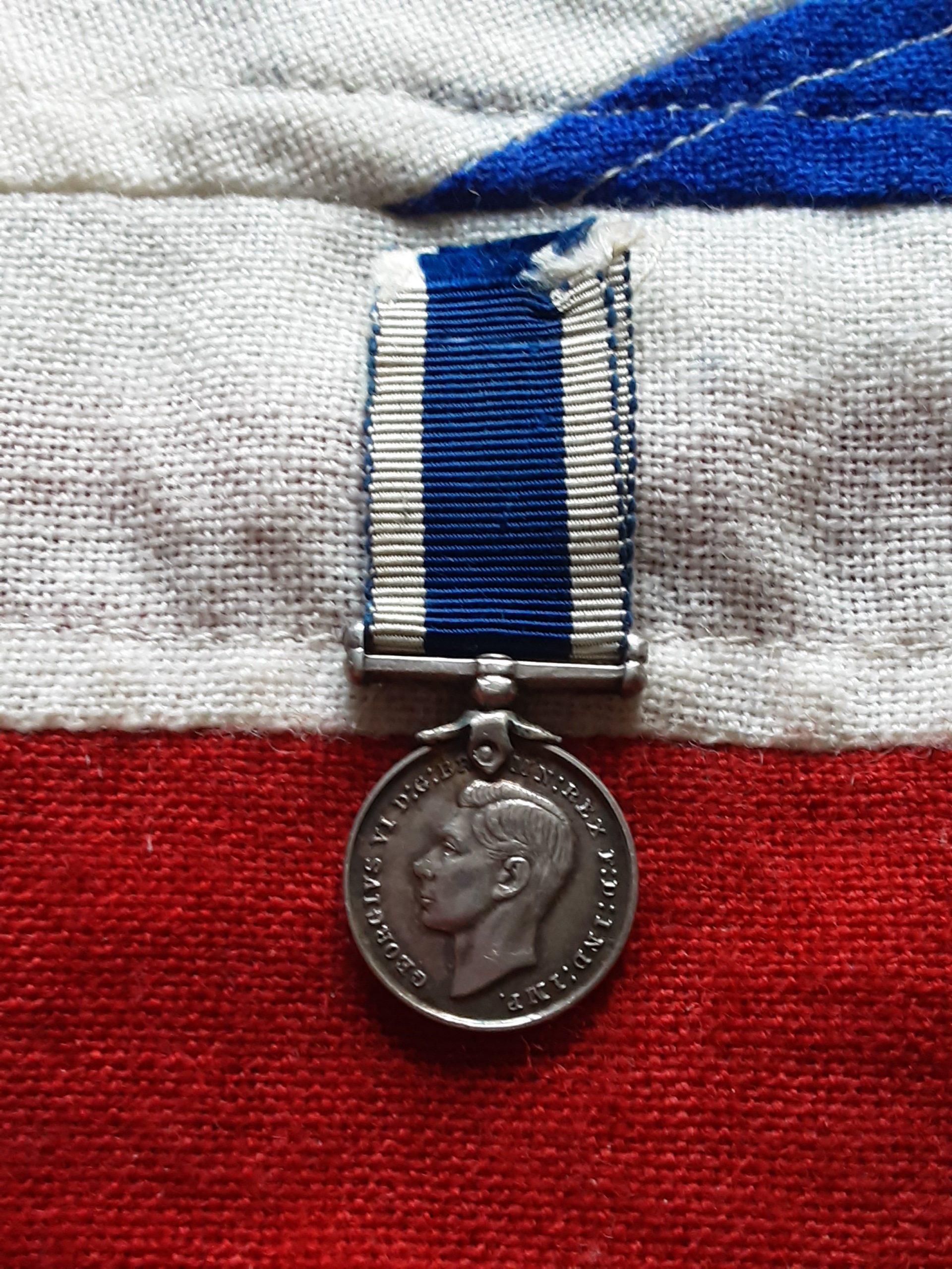 Period miniature WWII era Royal Navy LSGC Medal