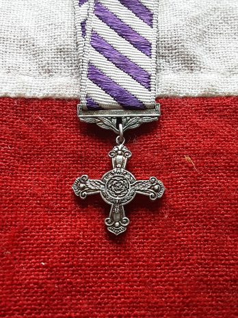 Period miniature KGVI Distinguished Flying Cross. WWII