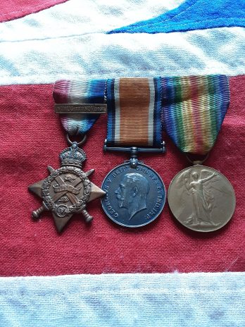 1914 Trio. Samuel Leat. 7th DSC ASC. York, Yorkshire. Army Service Corps