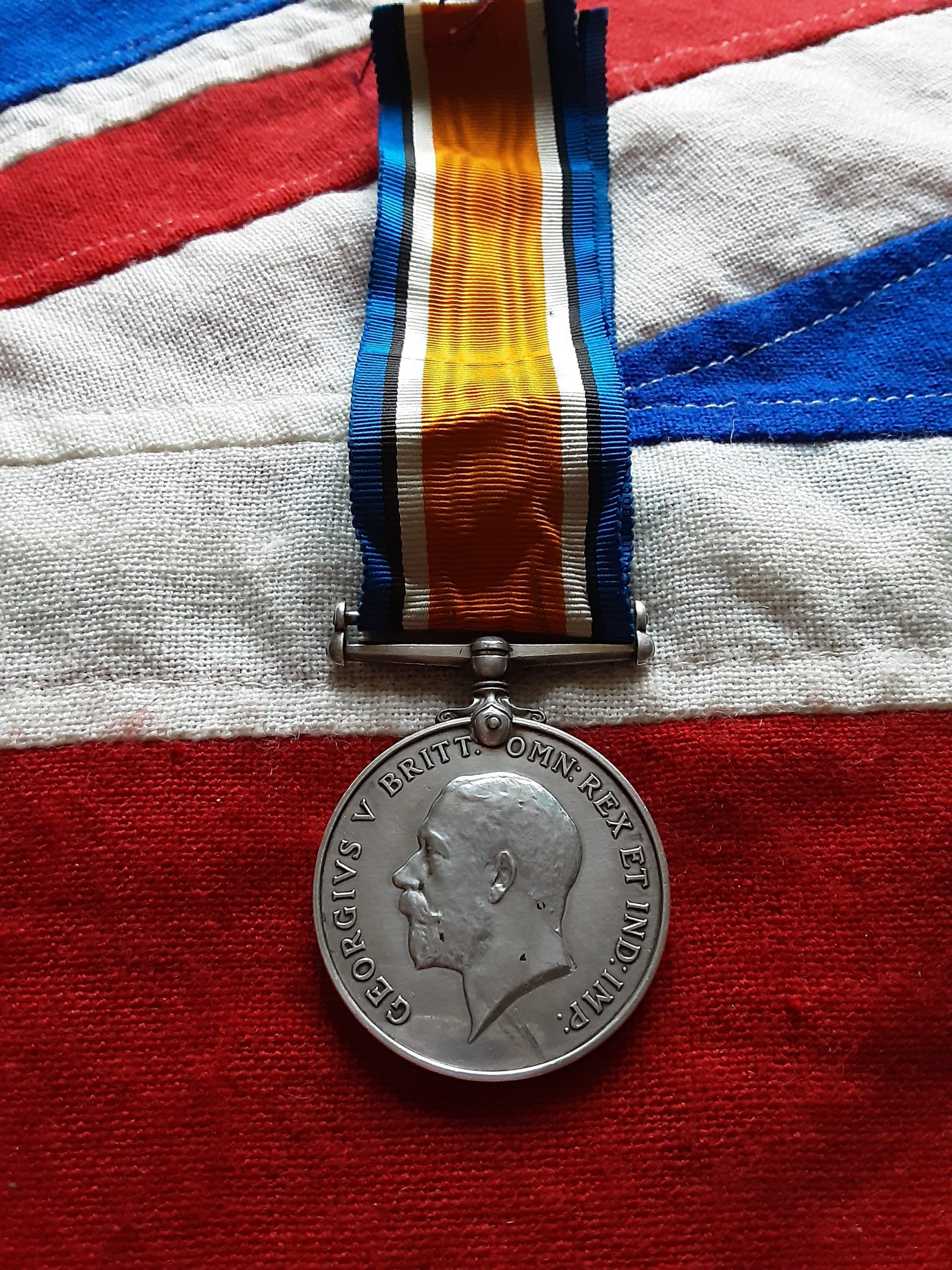 WWI, DOW, GSW face & arm. 8.40pm 7 July. Orvillers, Somme. Ashford. The Buffs