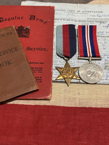 WWII POW group. Captured 1940. Hardy. Royal Artillery. Doncaster. Survived 'The Long Walk'