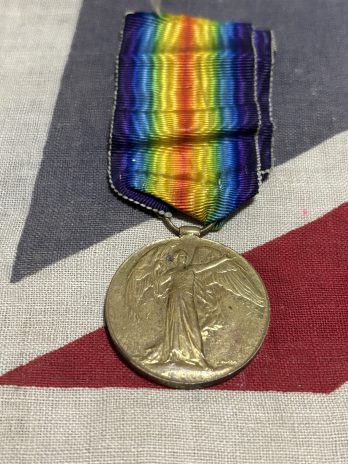 WWI Victory Medal. Henry. MM recipient. ASC West Hartlepool.