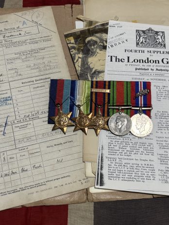 WWII MID grouping. Royal Navy Submarines. MID 1945 HMS Subtle. Sunderland.