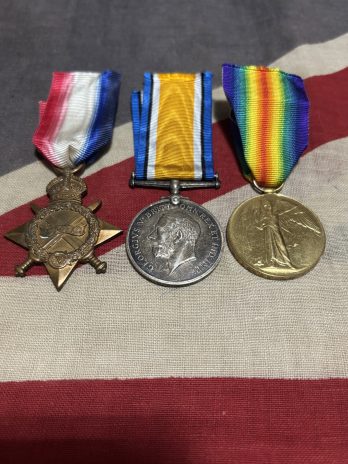 WWI 1915 Trio. Brooks. Royal West Kent & Essex regiments