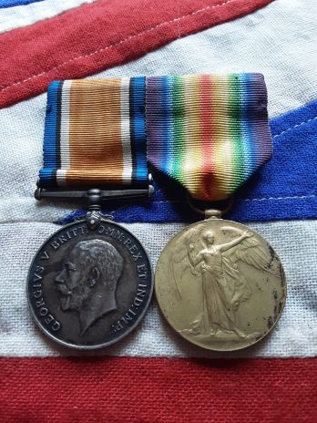 Pair . Fred Harcourt Redmonds Ra . 2nd West Riding Brigade. Field Artillery. Several fd pun 2. Bradford.