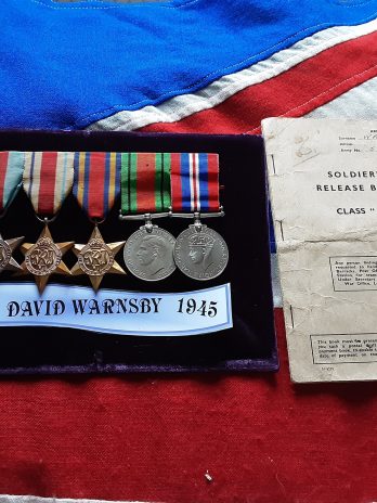 Royal Armoured Corps. 150 Regiment. Sgt David Warnsby. Africa & Burma. York & Lancaster.