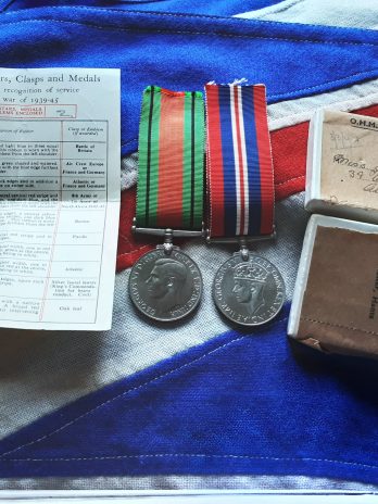 WWII Pair. Julia Ellen Wiggins. Abingdon, Berkshire.  Lost son RAF.