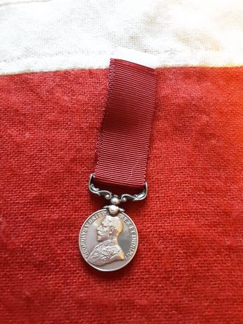 KGV period miniature Long Service Good Conduct. WW era