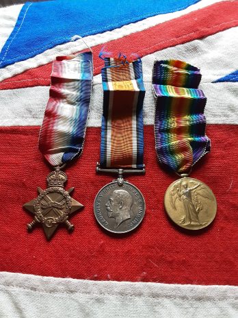 1915 Trio. A Staff Sjt. Albert W Buck. ASC.