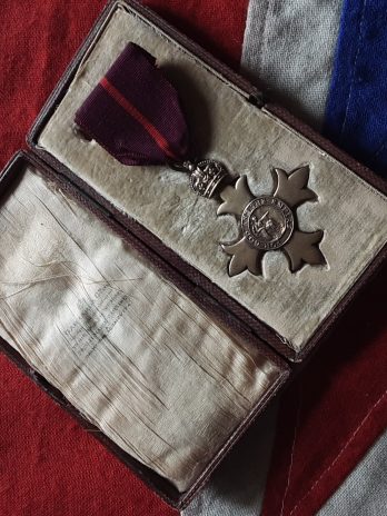 1st type. Garrards military MBE in case