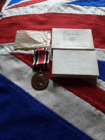 Boxed Special Constabulary Medal. Robert McLain. Whittingham, Alnwick, Northumberland.