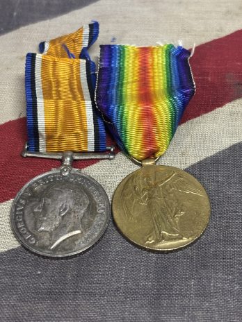 WWI Pair. Hayward. Essex Regiment.