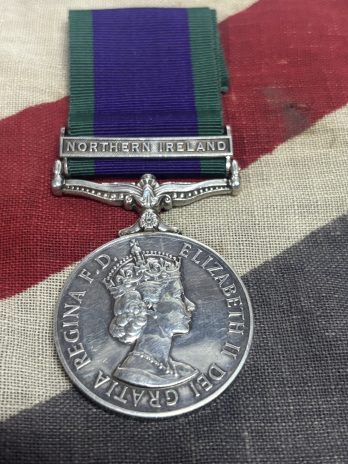 Campaign Service Medal. Operation Banner, Northern Ireland. Black. Scots Guards.