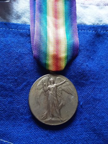 Victory . Mm Gallantry Recipient . William Clark. 20th Canadian Infantry. Fireman .Wounded .