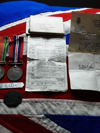 WWII RAF & Fleet Air Arm Pair. Ernest J Dawson Millar. Edinburgh.