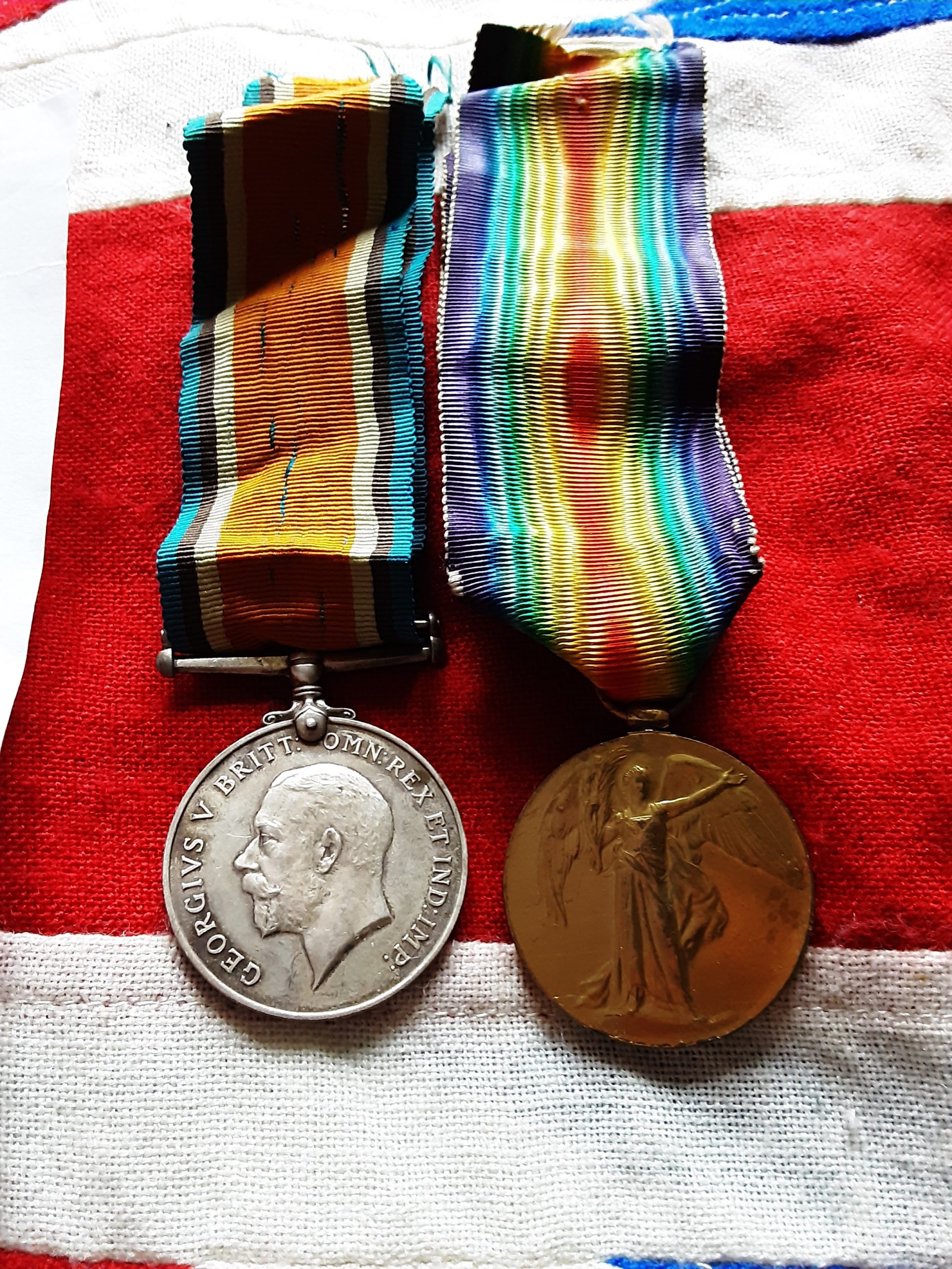 WWI Pair & photo. Albert George Reeder. Warwickshire Regiment. Wounded & gassed. Norwich, Norfolk - Image 5