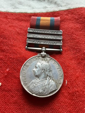 QSA. 41st Hampshire Company, 12th Imperial Yeomanry. William E Meade. Dewetsdorp & Biddulphsburg