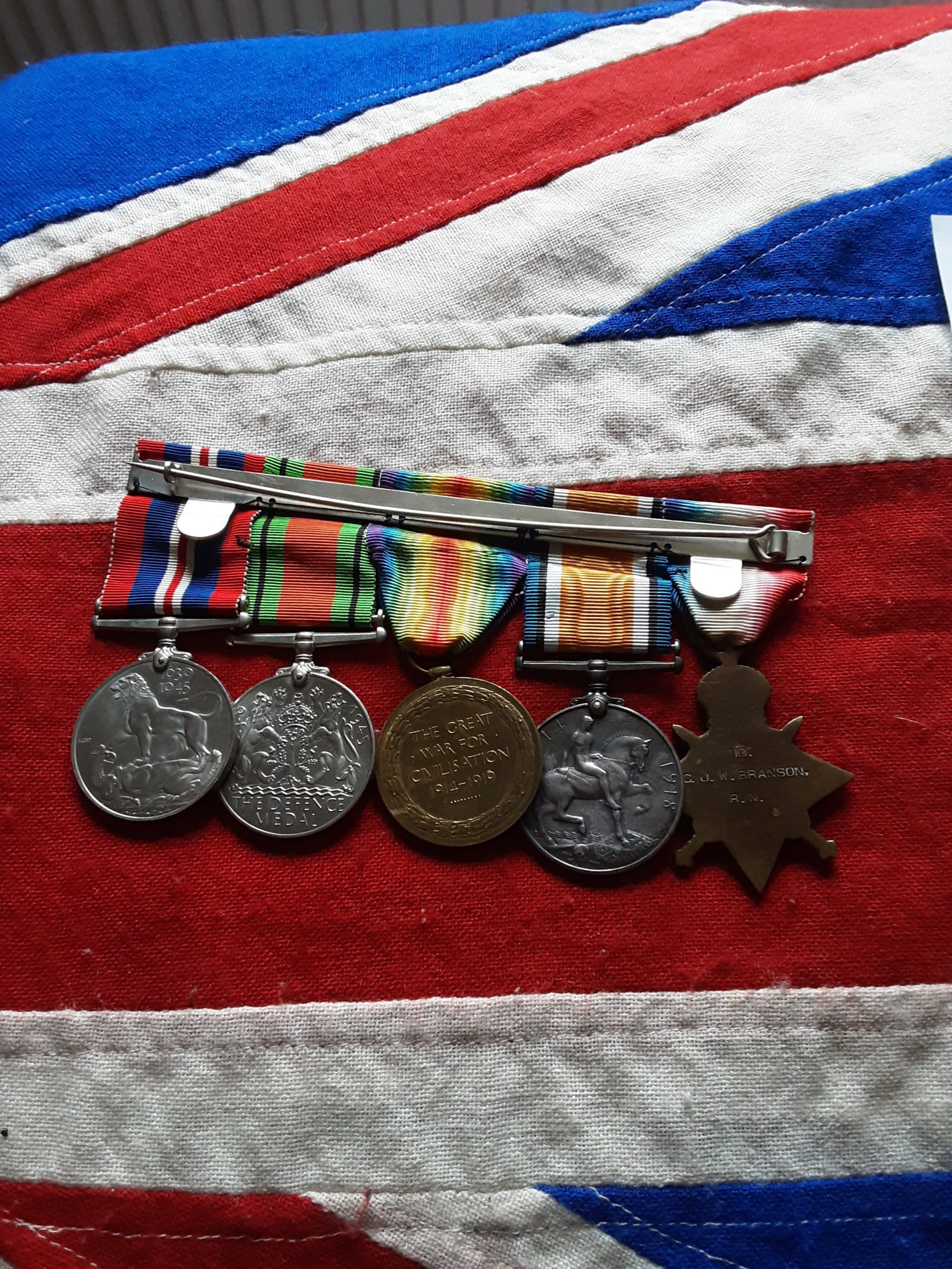 WWI/II Royal Navy officers group. Commander CJW Branson. HMS Revenge Jutland. Born India - Image 4