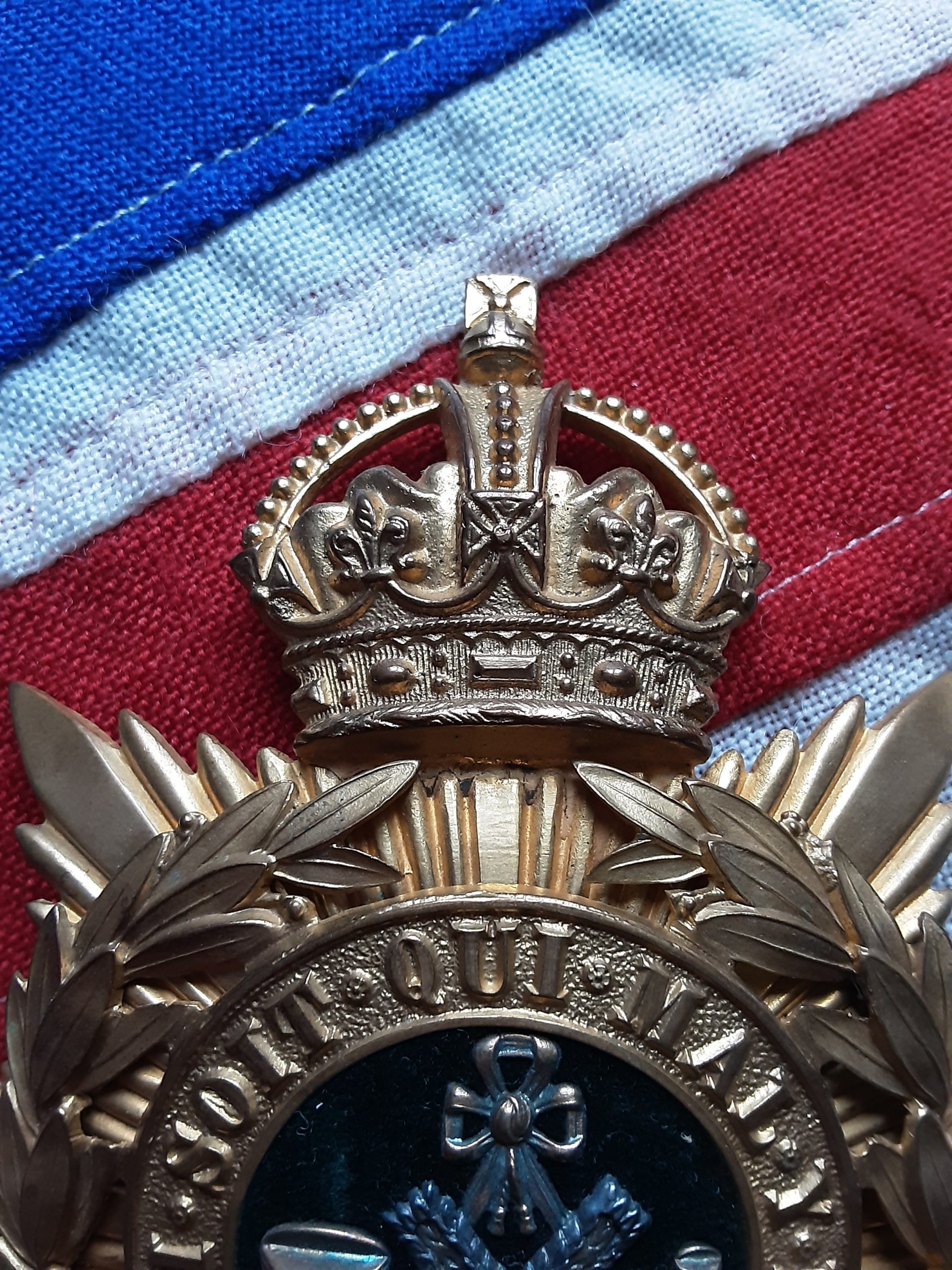 DCLI. Duke of Cornwall Light Infantry officers helmet plate - Image 2