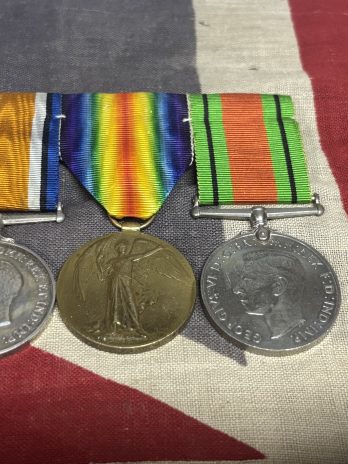 Royal Marine Light Infantry WWI/II grouping. Dickenson. Wigan, Lancashire.