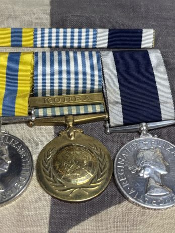 Royal Navy sick berth attendant Queens Korea Medal, LSGC grouping.