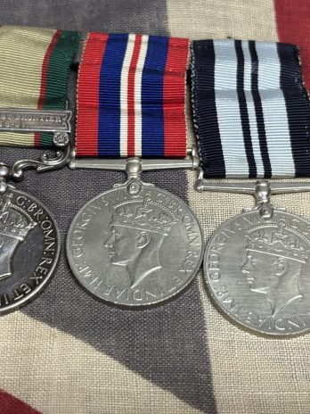 WWII grouping. Captain Walker. 14th Punjab Regiment. Instructor, Fighting Vehicles School, Ahmednagar.