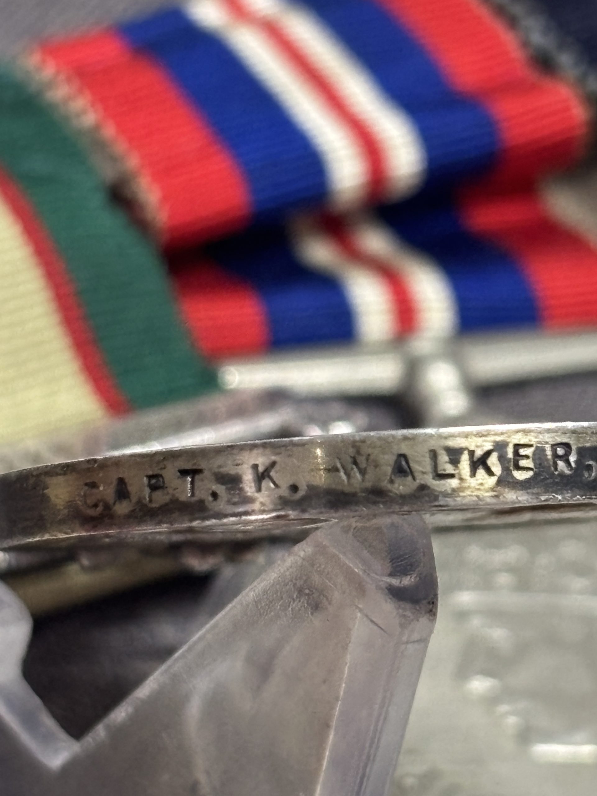 WWII grouping. Captain Walker. 14th Punjab Regiment. Instructor, Fighting Vehicles School, Ahmednagar. - Image 3