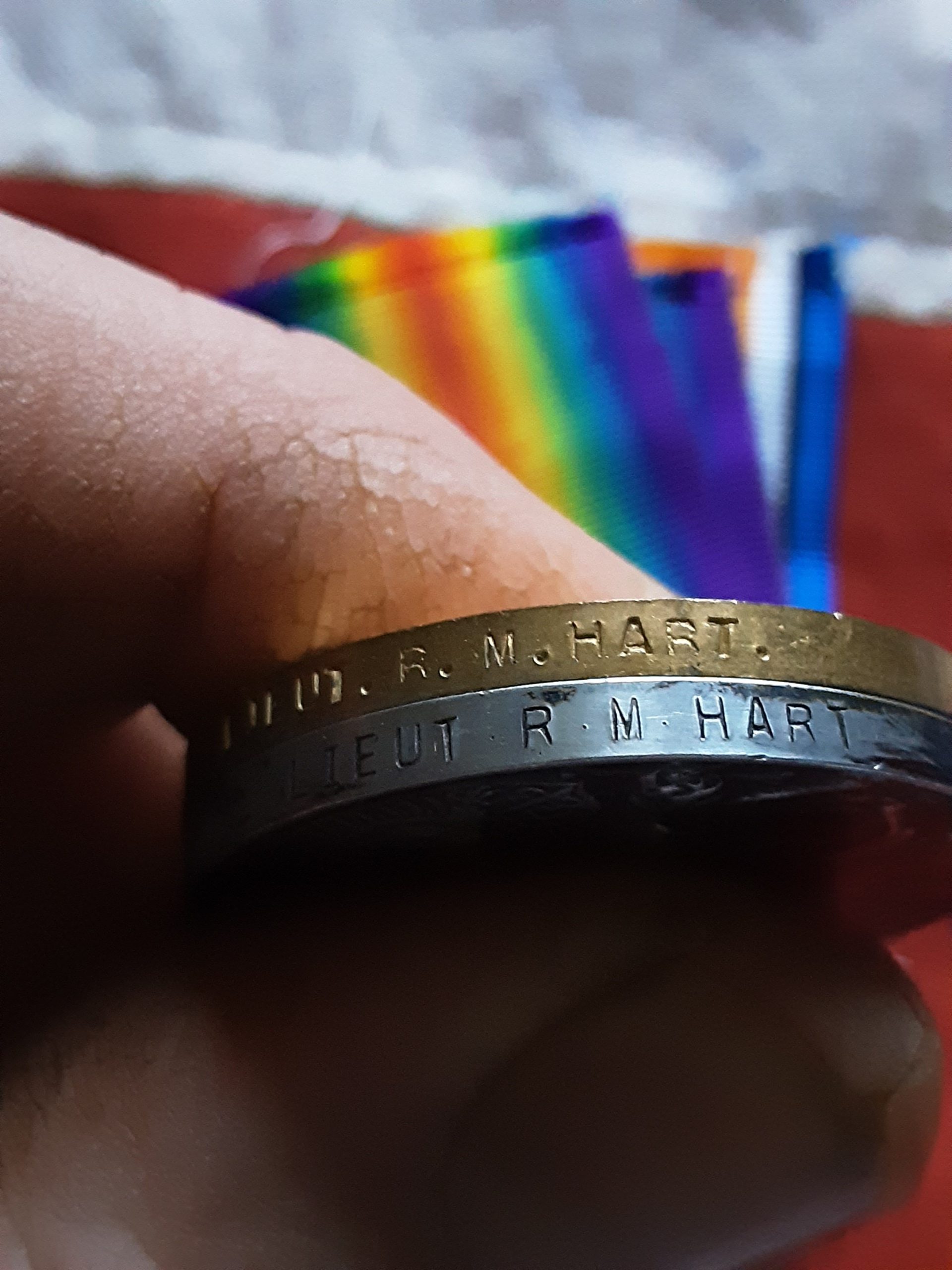 WWI Pair. Lieutenant Reginald Munro Hart. Gloucestershire Regiment. KIA July 1916. Born Bombay - Image 3